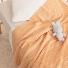 Yataş Mini Curl Triko Bebek Battaniye - Somon