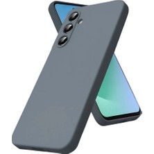 Mudanis Samsung Galaxy S25 Fe Kılıf Nano Içi Kadife Silikon - Gri
