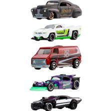 Hot Wheels Silver Serisi Batman Temalı Die Cast Arabalar 5’li Paket