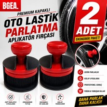 Bgea Premium Kapaklı Oto Lastik Parlatma Aplikatör Fırçası