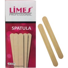 Limes Tahta Spatula 100 Adet Tek Kullanımlık Yetişkinler İçin Özel Kullanım İhtiyaçları
