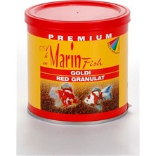 AHM Goldi Red Granulat 250 ml Premium Balık Yemi Japon Balıkları İçin Renk Güçlendirici Besin