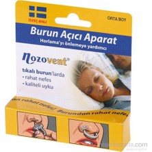 Nozovent Orta Boy Burun Aparatı Tıkalı Burunlarda Rahat Nefes İçin Medikal Ürün