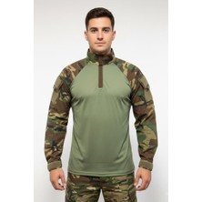 Single Sword Unisex&unisex Outdoor ve Askeri Combat Tişört Renk: Usa Beden: L