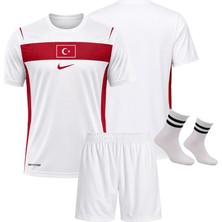 Denapcal Türkiye 2026 Dünya Kupası Milli Takım 3'lü Çocuk Futbol Forma Seti ( Forma,şort ve Çorap )