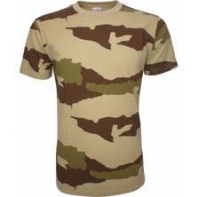 Single Sword Sword Bisiklet Yaka Kısa Kollu Kamuflaj Erkek T-Shirt Single Renk: Ç.kamuflaj Beden: L