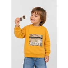Overdo Erkek Çocuk Kamuflaj Desenli Uzun Kol Sweatshirt