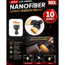Bgea 10'lu Çok Amaçlı Nanofiber Detaylı Temizlik Fırçası