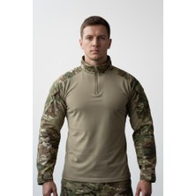 Single Sword Sword Metam Dirsekli Combat Outdoor Erkek&kadın T-Shirt Single Renk: Multicam Beden: 4xl