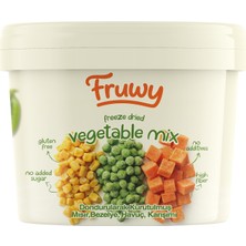 Fruwy Freeze Dried Sebze Mix Kova (Dondurularak Kurutulmuş Sebze Mix)