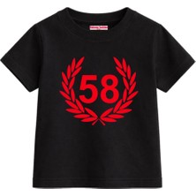Rabona Fashion Sivas 58 Kırmızı Beyaz Çocuk T-Shirt