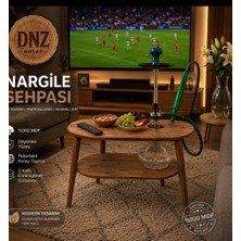 Dnz Ahşap Nepa Nargile Sehpası, Nargile Masası, Nargile Standı