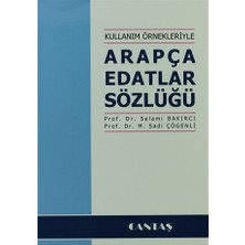 Cantaş Yayınları Arapça Edatlar Sözlüğü Prof. Dr. M. Sadi Çögenli ve Selami Bakırcı Ciltsiz Yayıncılık