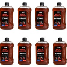 Ccp Moto Courier 20W-40 4t Kurye Motosiklet Motor Yağı 800 ml (8'li Paket)
