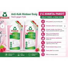 Frosch Ahududu Sirkeli Kireç Çözücü Yüzey Temizleyici Yedek 2X950 ml