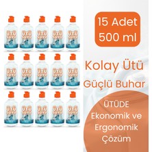 Ütü Performans Artırıcı Saf Ütü Suyu – Lekesiz Ütüleme & Pürüzsüz Kayganlık & Güçlü Buhar 15X500 ml