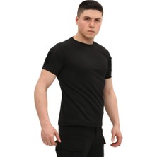 Single Sword Bisiklet Yaka Kısa Kol Outdoor T - shirt - Beden: M | Renk: Kamuflaj