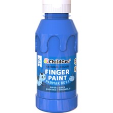 Childgen Süper Yıkanabilir Parmak Boya 350ML - Mavi
