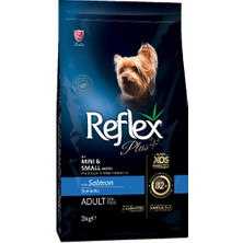 Reflex Plus Somonlu Küçük & Mini Irk Yetişkin Köpek Maması 3 kg Süper Premium Beslenme