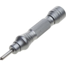 Rekotools-Yaylı Metal Noktalama Işaretleme Zımba Kalemi Cam Kırma Kalemi Gri