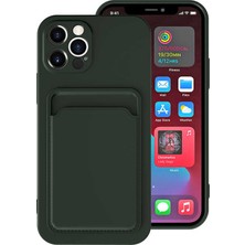 Case 4U iPhone 12 Pro Kılıf ​​C4U Ofix Kapak-Koyu Yeşil