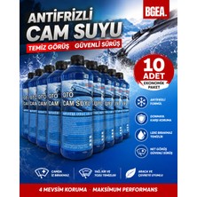 Green Car Wash Bgea 10'lu Antifirizli Cam Suyu 1 Litre- 4 Mevsim Güvenle
