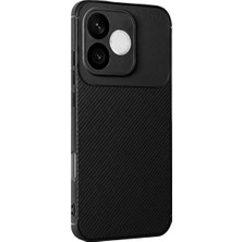 Gpack Honor 600 Lite Kılıf Negro Karbon Desen Silikon + Ekran Koruyucu