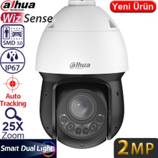 Dahua (SD4D225DB-HNY) 2mp 25X Smart Dual Lıght Wızsense Ip Ptz Kamera