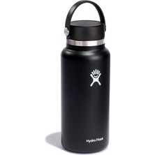 Hydro Flask Geniş Kapak Termos 946 ml (32 Oz) - Siyah