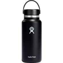 Hydro Flask Geniş Kapak Termos 946 ml (32 Oz) - Siyah