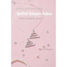 Red İç Giyim Ultra Ince Kalp Desenli Görünmez Ayarlanabilir Şeffaf Sütyen Askısı-Elbise ve Bluzlara Şık Dokunuş