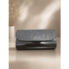 Zeydila Silver Glow Gece Abiye Çanta Gümüş Renkli Şık Tasarım Kadın Aksesuarı