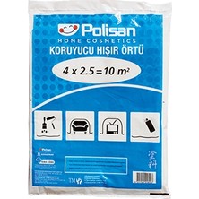 Polisan 50 M2 Koruyucu Hışır Örtü Beyaz Renk ile Hassas Cihazları Korur, Temizlikte Etkili