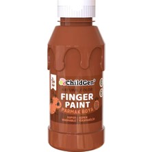 Childgen Süper Yıkanabilir Parmak Boya 350ML - Kahverengi