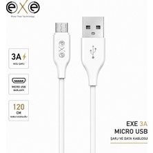 Exe Technology EXE 3A Micro USB Şarj ve Data Kablosu