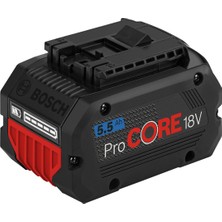 Bosch Professional PROCORE18V 5.5AH Yüksek Performanslı Akü 1800 Watt'a Kadar Güç Sağlar
