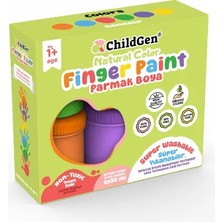 Childgen Süper Yıkanabilir 6'lı Parmak Boya Seti (6X50GR)