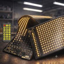 Cata Ct 4568 Esnek Yapışkanlı LED Panel 96X16 Rgb
