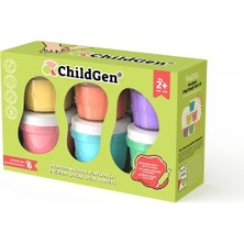 ChildGen GEN OYUNCAK 125 gr 6'lı Set Oyun Hamuru - Pastel
