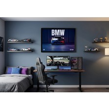 Bmw M4 Gt4 Evo Poster 48X33 cm Çerçeveli | Spor Araba Posteri | Yarış Otomobili Duvar Tablosu | Bmw Duvar Dekoru
