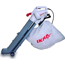 İkra IBV2800 Yaprak Çöp Toplama Makinesi 2800 W Emiş Gücü ile Üfleme ve Vakum Özellikli