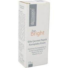 Dermoskin Be Bright Goz Cevresi Peptit Komplekx Krem 15ML