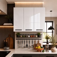 Yurkan 125 cm Üst Dolap 125 cm Mutfak Dolabı Üst Modül