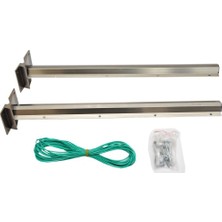 Mavienerji Duvar Bağlantılı Alüminyum Çamaşır Kurutmalık Bronz 45 cm Kol Uzunluğu ile Pratik Kullanım