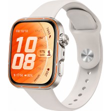 Sneezy Huawei Watch Fit 5 Pro Ile Uyumlu Purelux Tam Uyumlu Yumuşak Soft Silikon Kordon