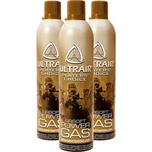 ASG Ultrair Airsoft Green Gas 570 ml Kahverengi Renkli Yüksek Çıkış Hızı ile Güçlü Performans