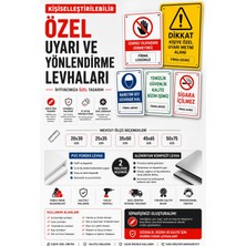 Çetintaşlar Reklam Kişiselleştirilebilir Uyarı ve Yönlendirme Levhası | Pvc Foreks & Alüminyum Kompozit | Özel Tasarım Tabela | Iş Güvenliği ve Yönlendirme Tabelası