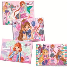 Gıpta Winx Spr Resim Defteri 17x24 cm 15 Yaprak Renkli ve Eğlenceli Tasarım 3089