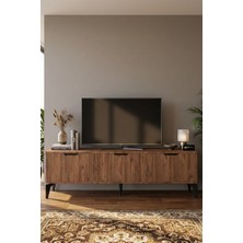 Reyo Falez Royal Tv Sehpası 160 cm Tv Ünitesi Kapaklı Modern Şık Minimal Salon Konsolu 5090 Atlantik