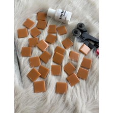 Karsan Mozaik Sanatsal Mozaik Bal Kahve 2,5x2,5cm Mozaik Sanatı Malzeme (100GR)